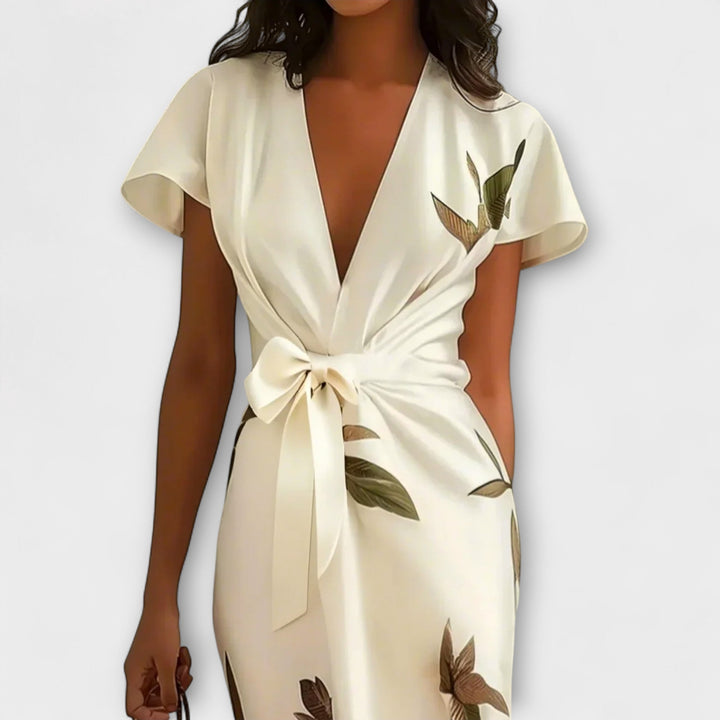 Robe Midi En Satin