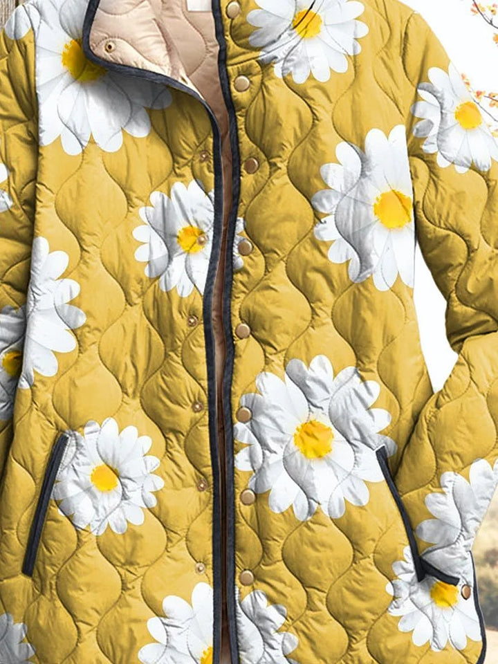 Zoey | Veste Femme à Motif Marguerite Charmante
