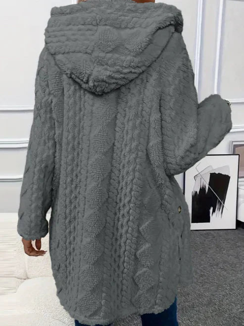 LAURA | VESTE CARDIGAN À CAPUCHE