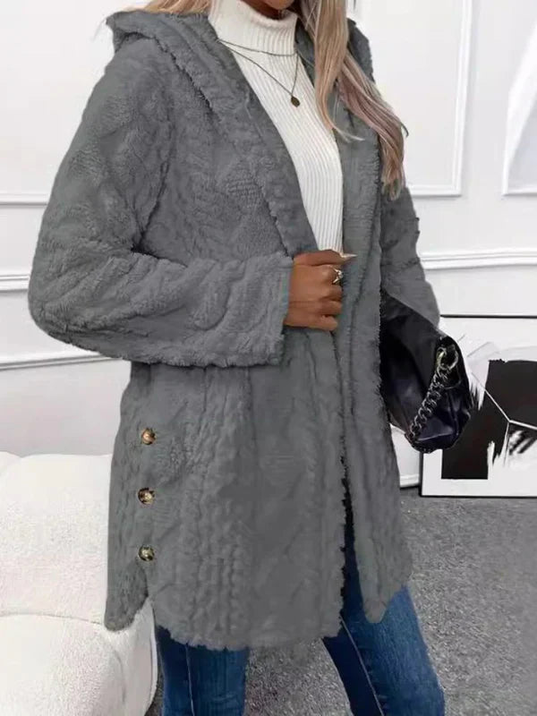 LAURA | VESTE CARDIGAN À CAPUCHE