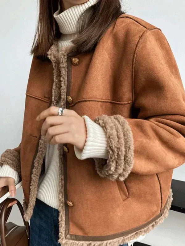 CHANELLE | VESTE EN PELUCHE