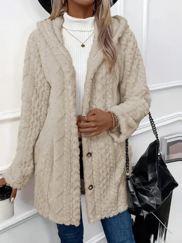 LAURA | VESTE CARDIGAN À CAPUCHE