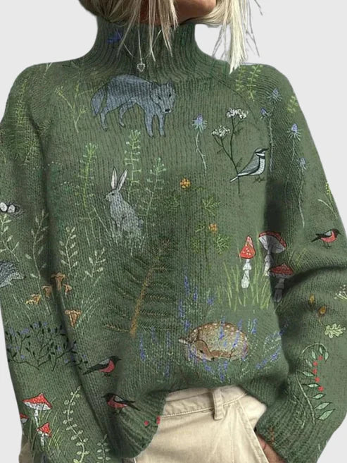 CAELIN | SWEAT À COL ROLLO TRICOTÉ