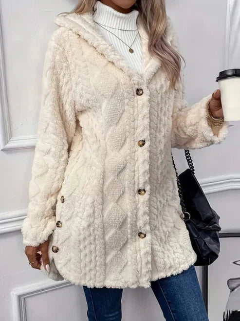 LAURA | VESTE CARDIGAN À CAPUCHE