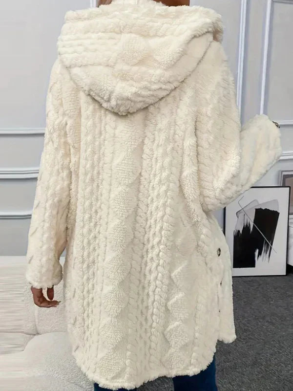 LAURA | VESTE CARDIGAN À CAPUCHE