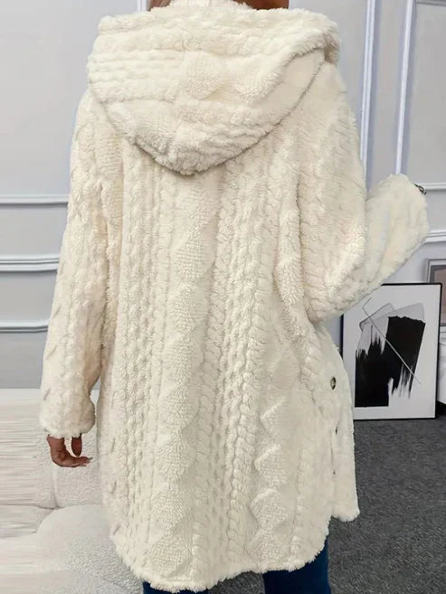 LAURA | VESTE CARDIGAN À CAPUCHE