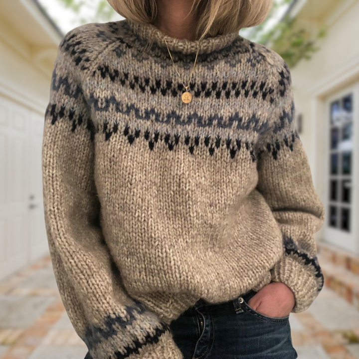 Ashley | Pull en Laine Islandaise Vintage