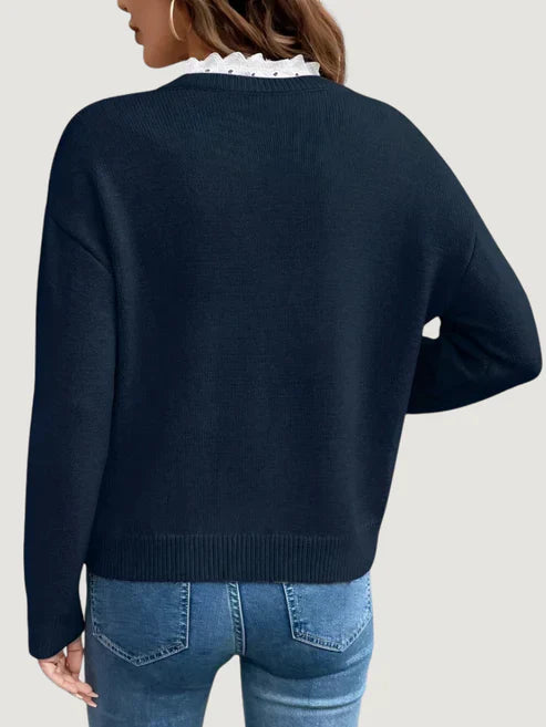 ANASTELLE | SWEATER À LOOK SUPERPOSÉ