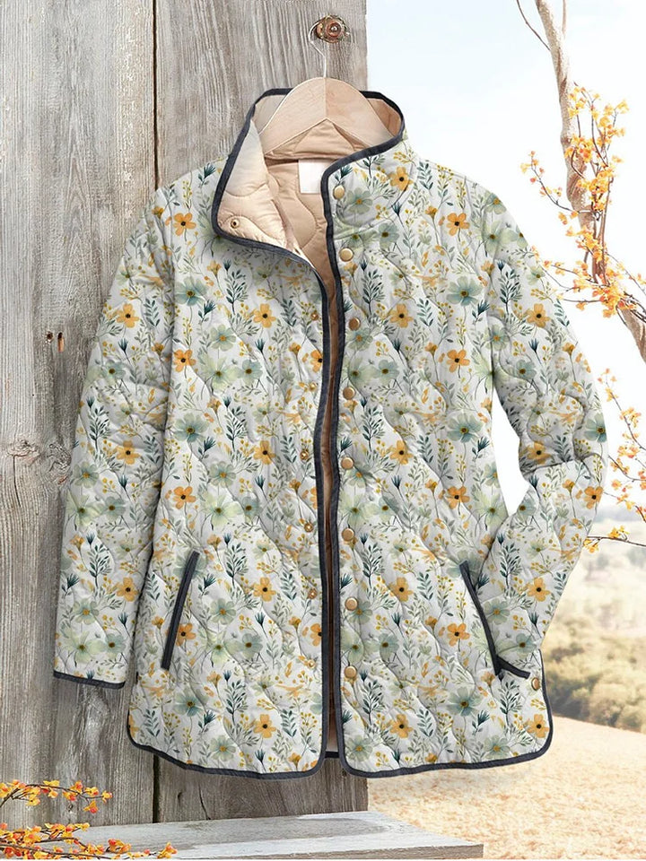 Harper | Manteau matelassé à imprimé floral pour femmes