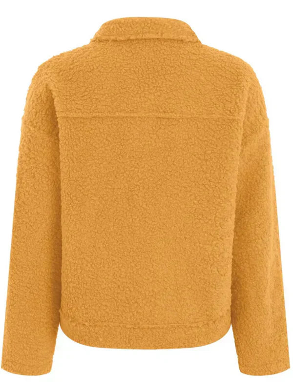 SANDRA | VESTE COZY EN SHERPA