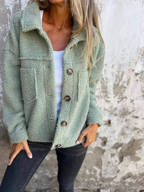 SANDRA | VESTE COZY EN SHERPA