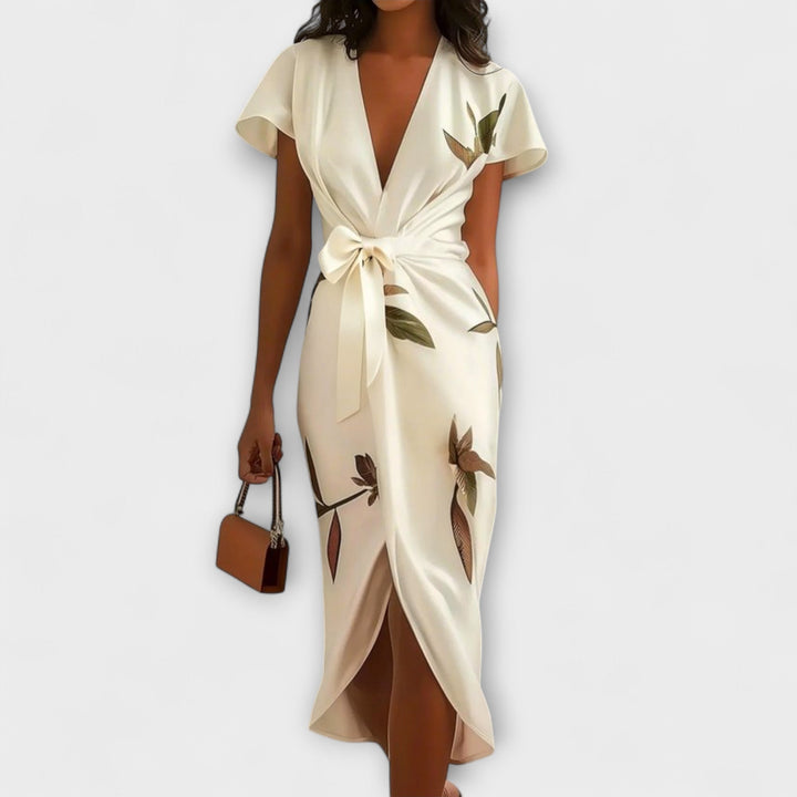 Robe Midi En Satin