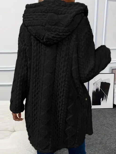 LAURA | VESTE CARDIGAN À CAPUCHE