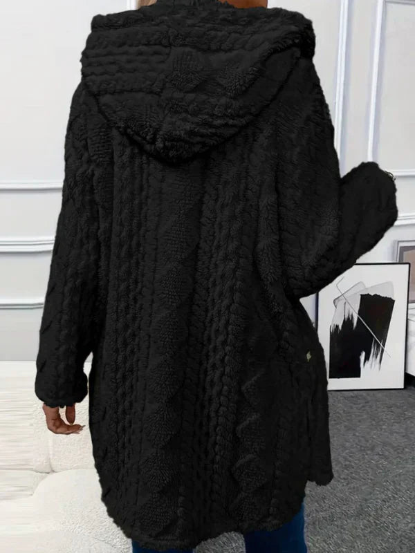 LAURA | VESTE CARDIGAN À CAPUCHE