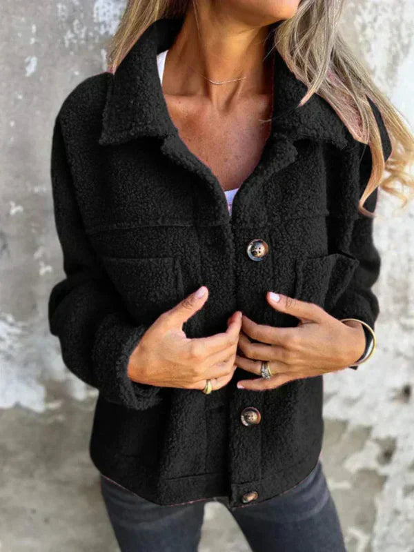 SANDRA | VESTE COZY EN SHERPA