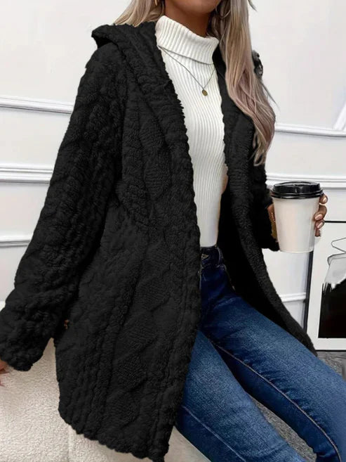 LAURA | VESTE CARDIGAN À CAPUCHE