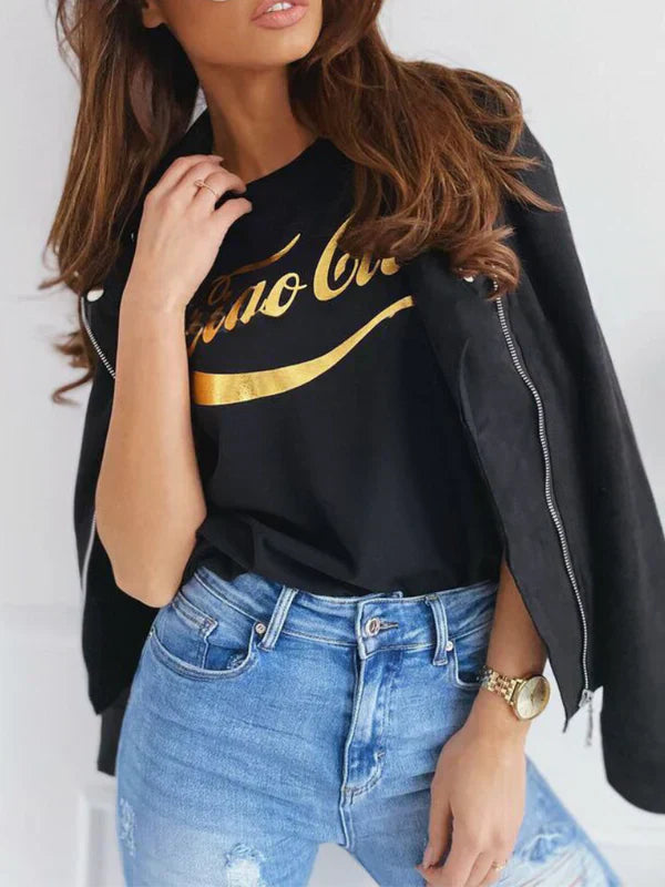 AURELIA | VESTE DE MOTO EN FAUX SUEDE