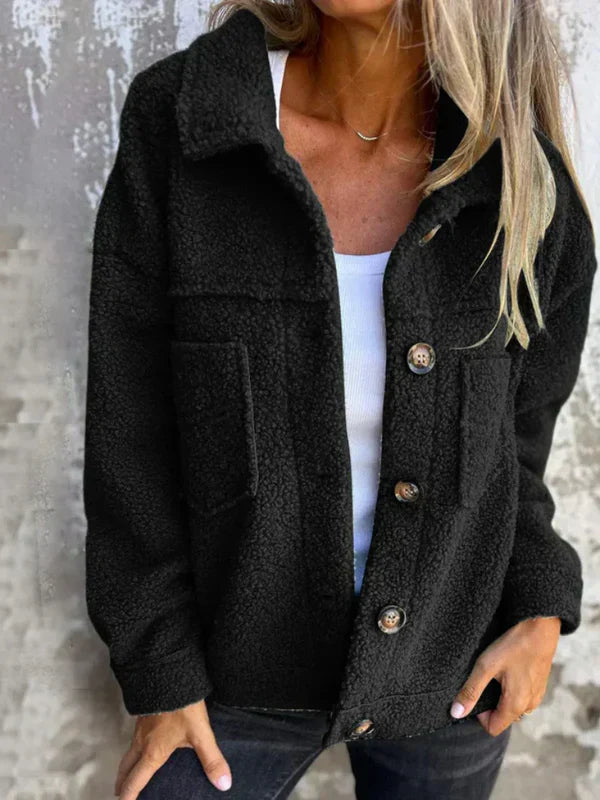 SANDRA | VESTE COZY EN SHERPA