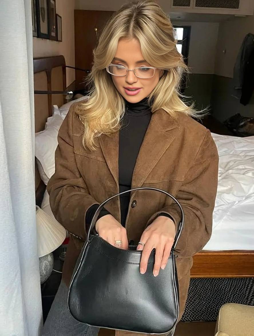 Fiora | Veste Blazer en Suède