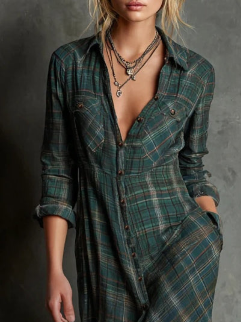 Olie | Robe Chemise Maxi