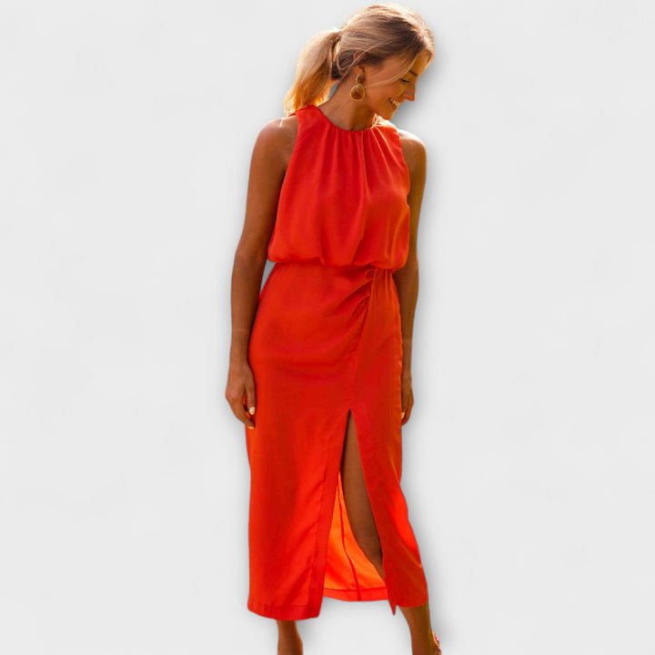 Liene - Robe Midi Élégante