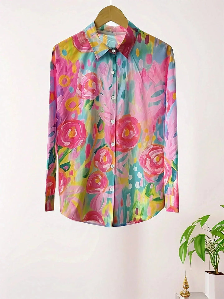 Blouse de fête raffinée - Flottante