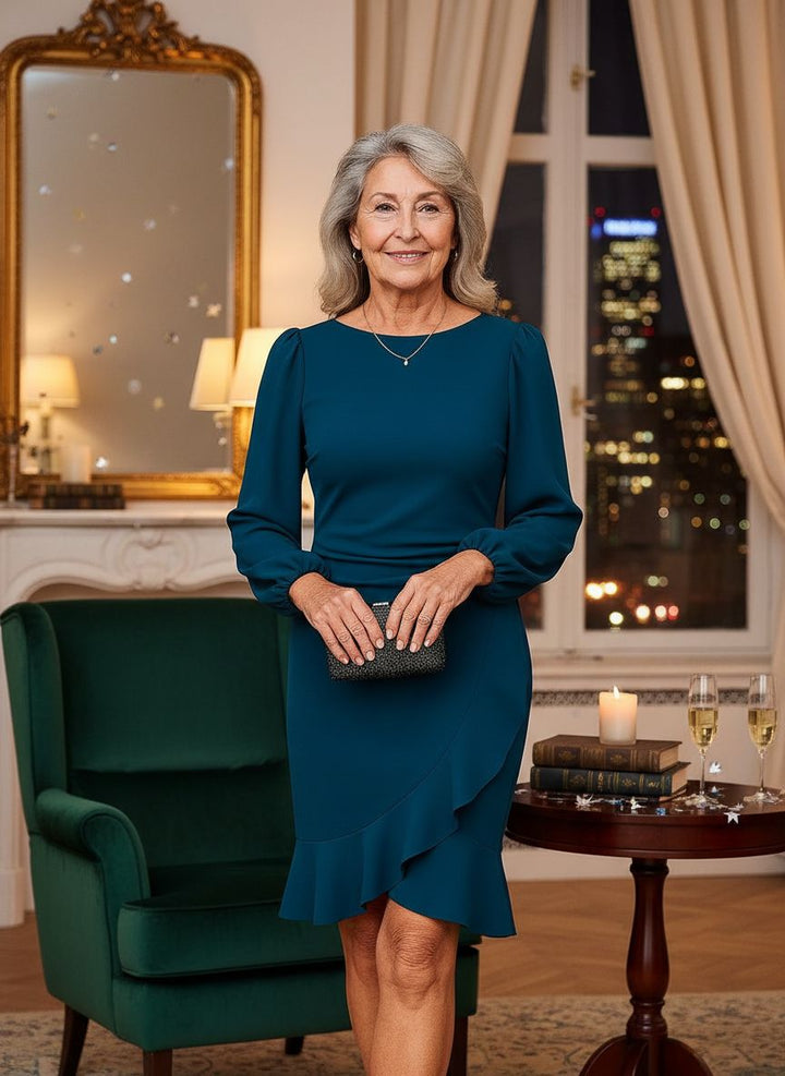 Adeleda – Robe à volants élégante et flatteuse