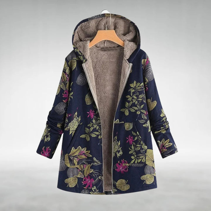 Florleece | Veste en Fleece Florale Élégante