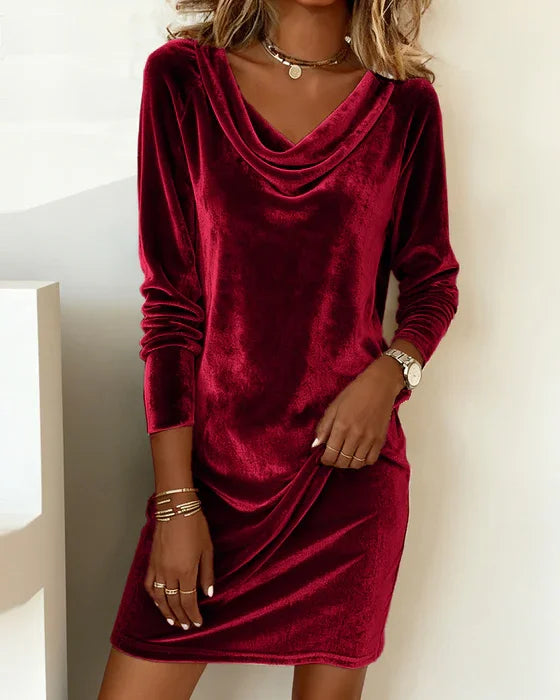 Frosina - Robe en Velours Ample