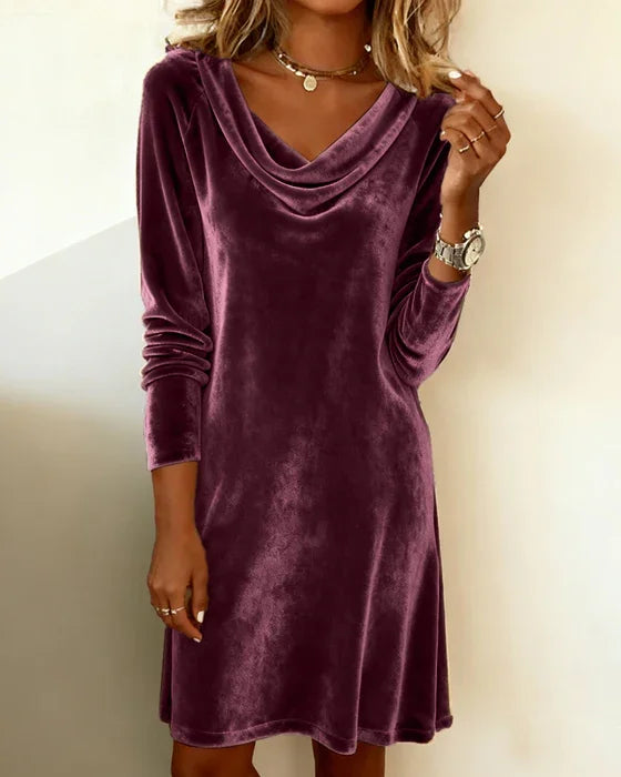 Frosina - Robe en Velours Ample