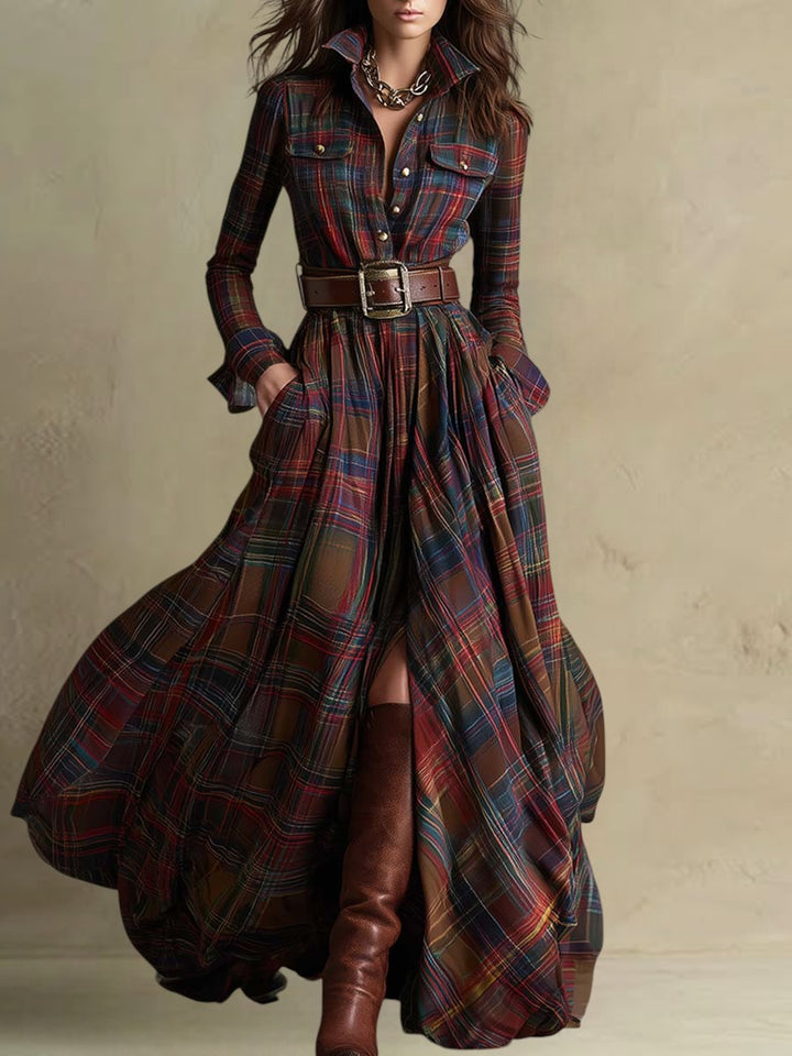 Mireline - Robe Chemise Classique à Boutons