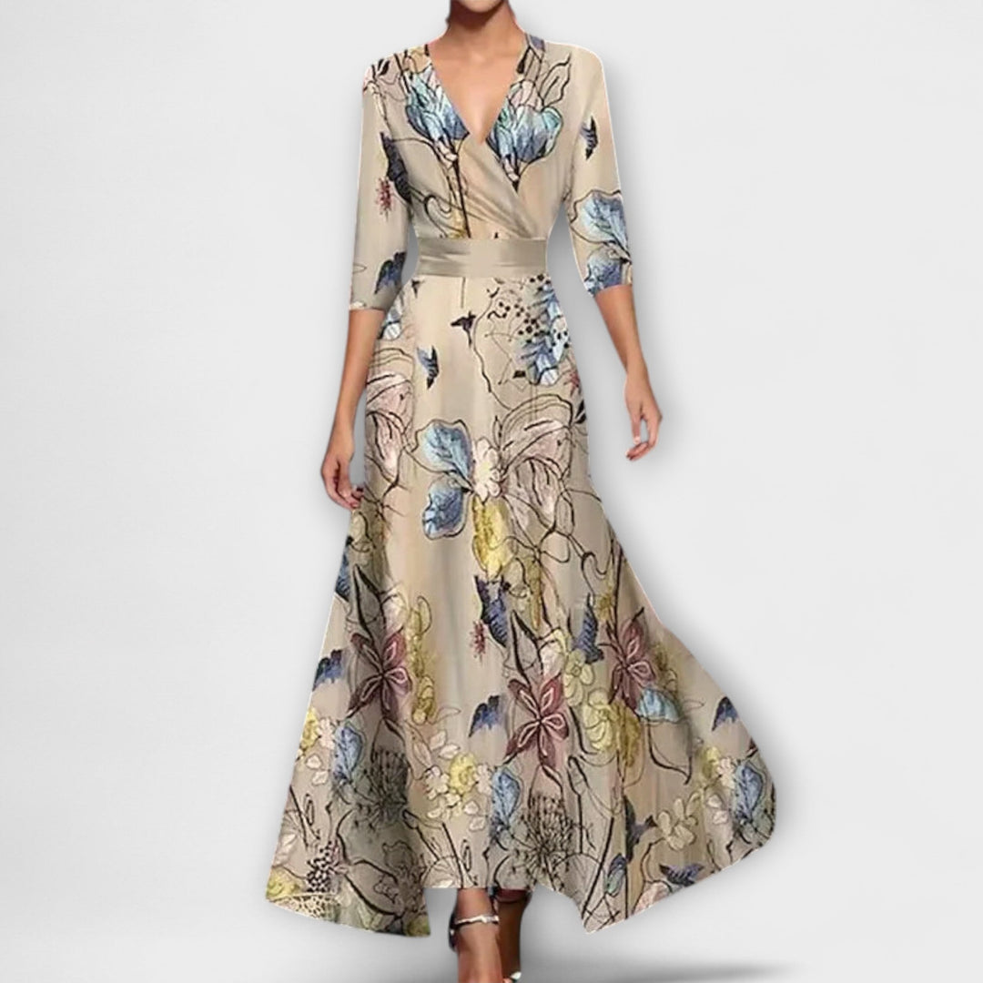 Alma - Robe Femme au Design Élégant des Manches