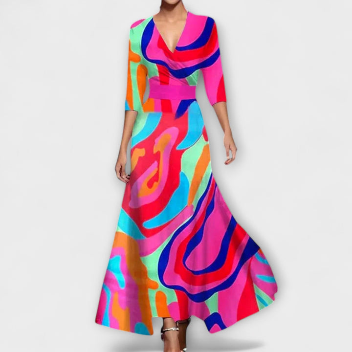 Alma - Robe Femme au Design Élégant des Manches