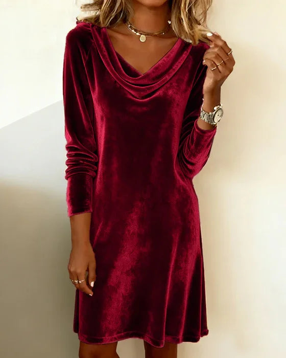 Frosina - Robe en Velours Ample