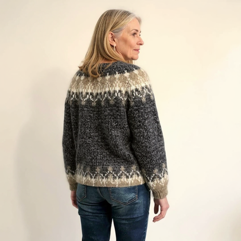 Samantha | Pull en Laine Islandaise Vintage