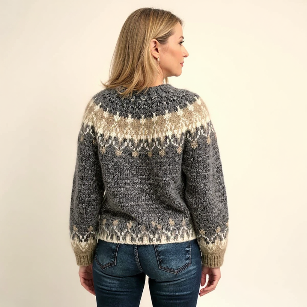 Samantha | Pull en Laine Islandaise Vintage