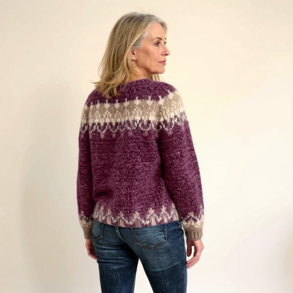 Samantha | Pull en Laine Islandaise Vintage