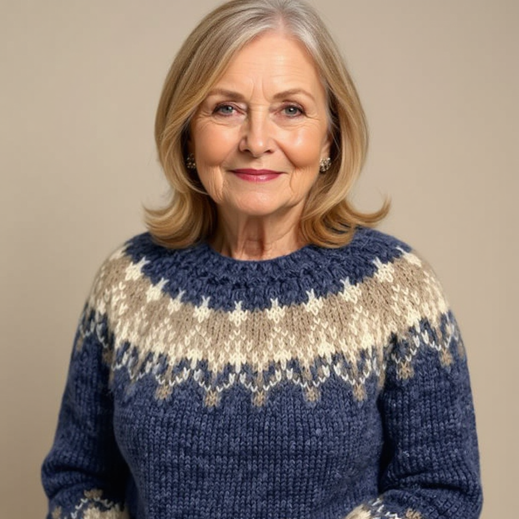 Samantha | Pull en Laine Islandaise Vintage