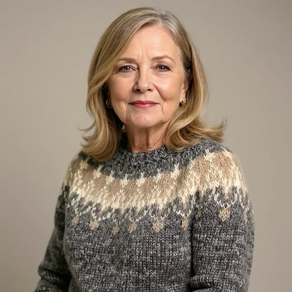 Samantha | Pull en Laine Islandaise Vintage