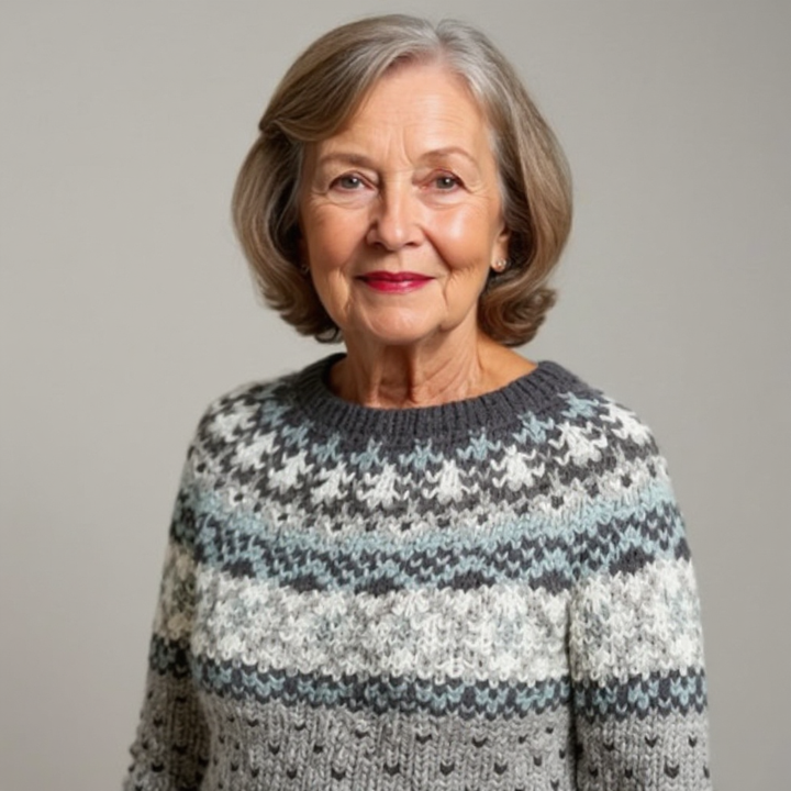 Amelia | Pull en Laine Islandaise Vintage