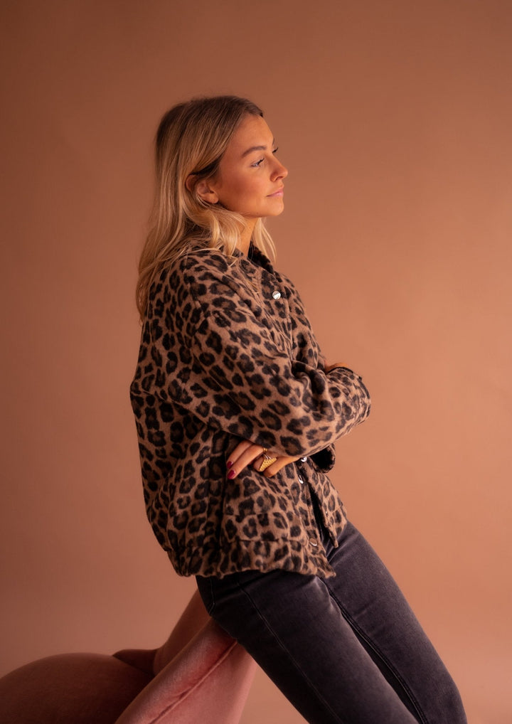 Natalie™ | Veste Léopard Tendance
